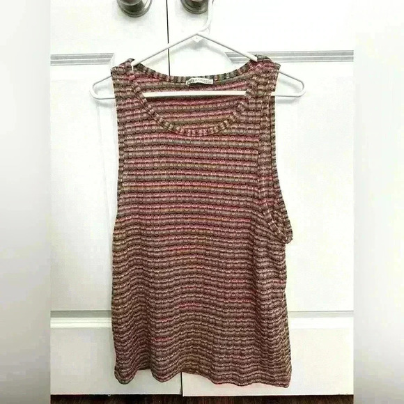 Zara Multi Colored Tank Top - Picture 1 of 3